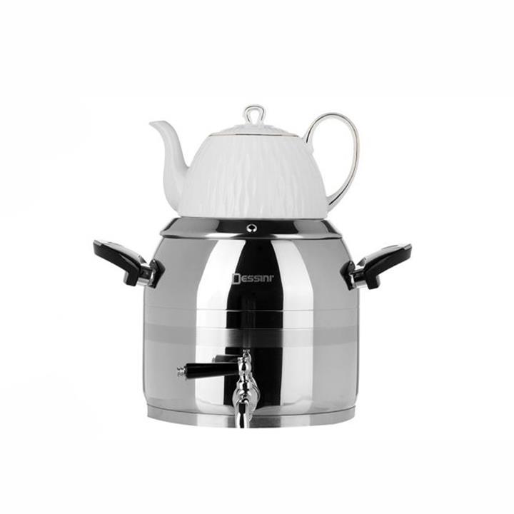 کتری و قوری دسینی ظرفیت ۶ لیتری